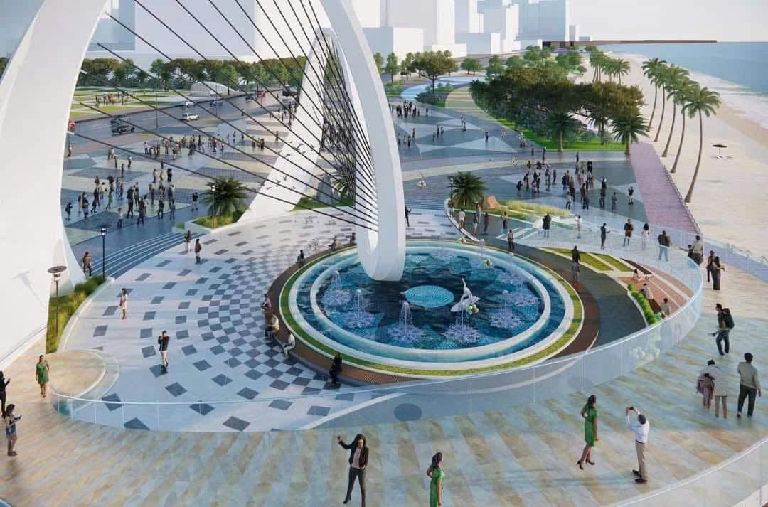 Five Star Poseidon quảng trường biển bãi sau