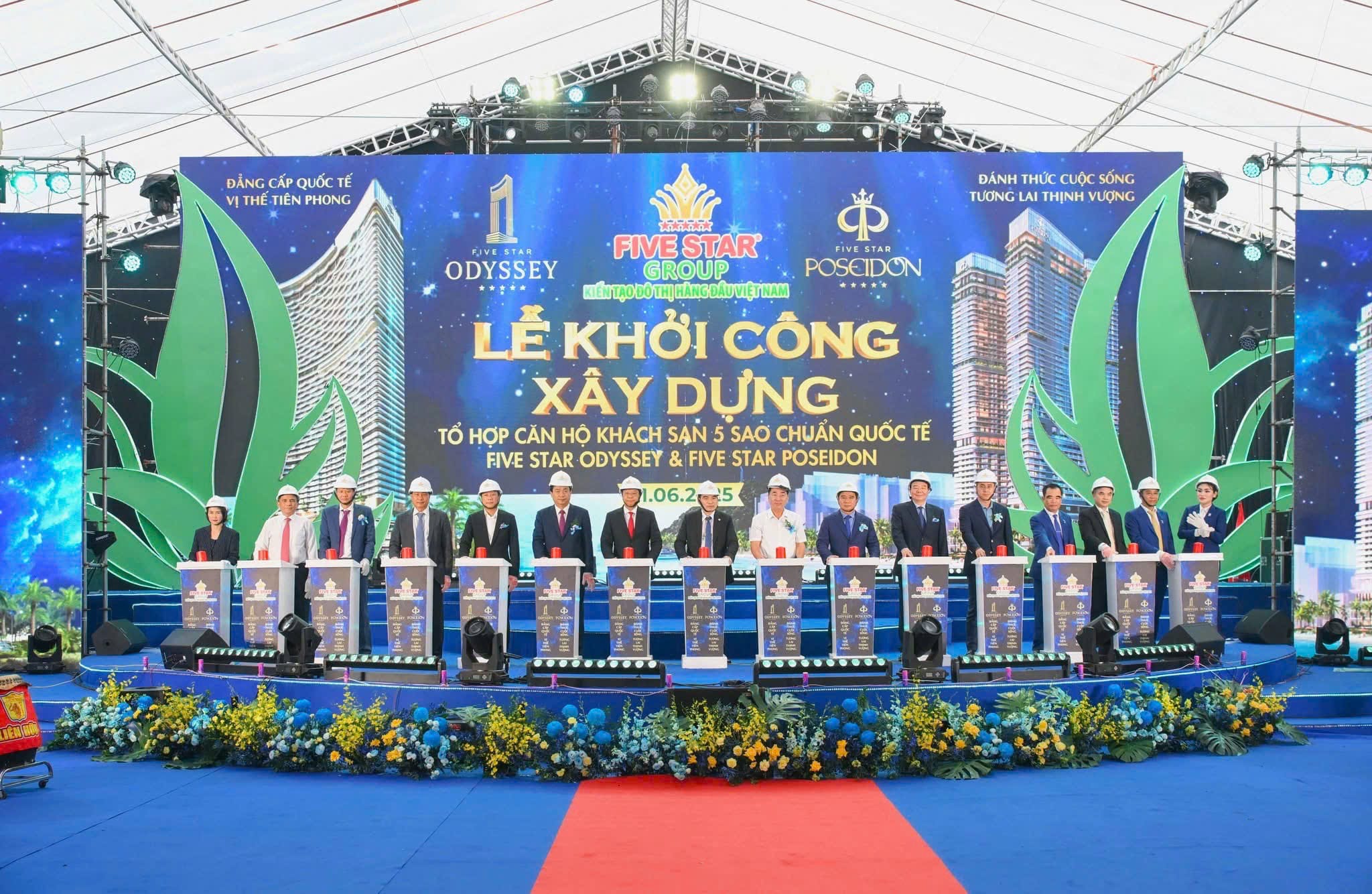 KHỞI CÔNG DỰ ÁN FIVE STAR POSEIDON KHỞI CÔNG DỰ ÁN FIVE STAR POSEIDON