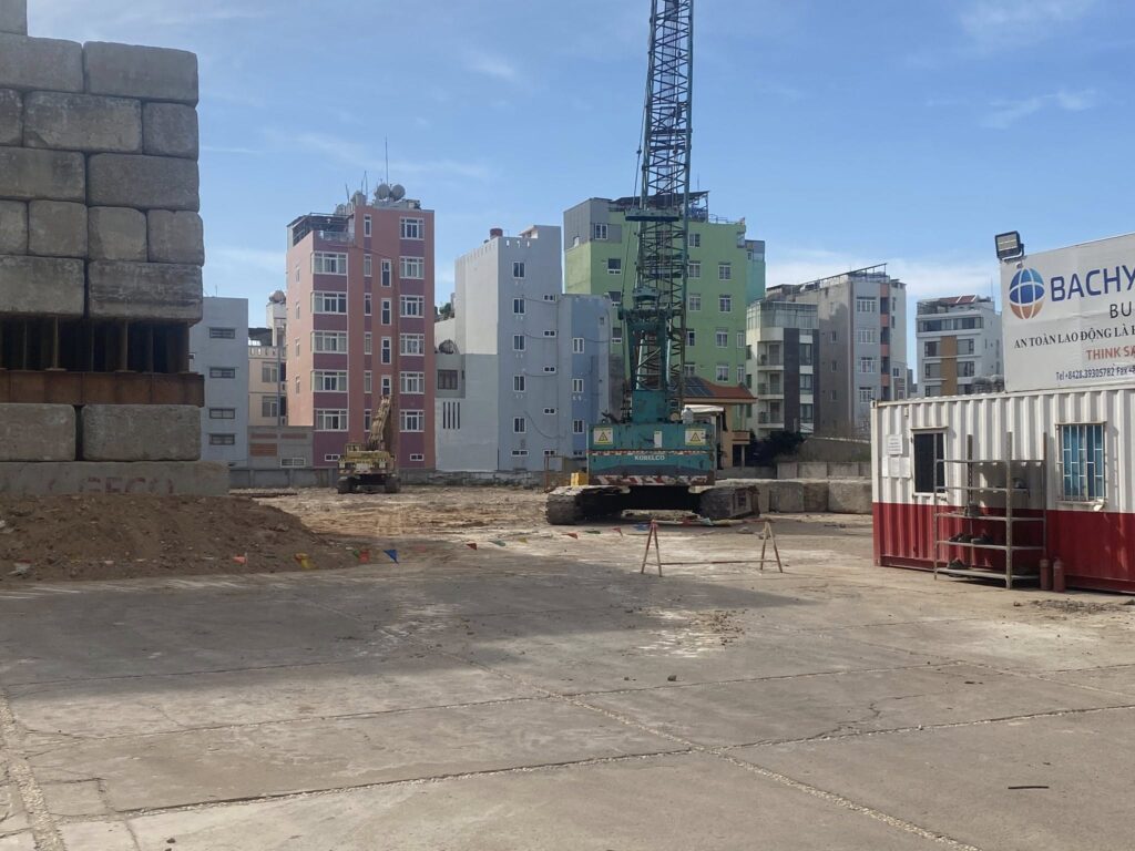 tiến độ thi công dự án